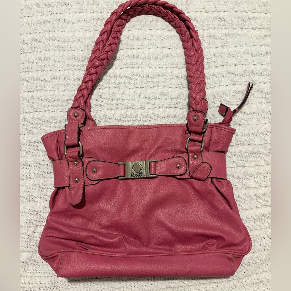 Pink Rosetta Vintage Purse